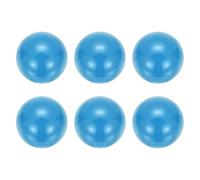 PATIKIL 6 Pcs Arcade Joystick Ball Top - 35mm M6 Rocker Round Head Handle Threaded Balltop Knob Arcade Game DIY Parts Replacement for Console Controllers/Joystick, Blue