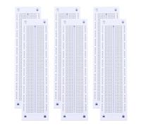 PATIKIL 6 Pcs Breadboard, Solderless Breadboard Large Breadboard 700 Tie Points Prototype PCB Bread Board Electronics Kit Plates