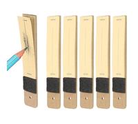 PATIKIL 6 Pcs Sandpaper Pencil Sharpener, Pencil Pointer Sharpening Sketch Sponge Art Drawing Tool for Artists, Art Supplies, Pastel Sticks, Drawing Crayons, Charcoal Pencil, Brown