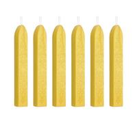 PATIKIL 6 Pcs Sealing Wax Sticks, Wax Seal Sticks with Wicks Vintage Traditional Style for Stamp Seals Envelope Letter Wedding Invitations Crafting Wrapping, Bright Yellow