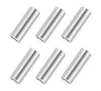 PATIKIL 6 Pcs Stainless Steel Spacers, 12mm ID x 16mm OD x 30mm Height 304 Stainless Steel Bushing Screw Standoff Unthreaded Round Spacer for 1/2"M12 Screws Bolts Nuts