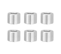 PATIKIL 6 Pcs Stainless Steel Spacers, 5mm ID x 10mm OD x 7mm Height 304 Stainless Steel Bushing Screw Standoff Unthreaded Round Spacer for 3/16"M5 Screws Bolts Nuts