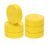 PATIKIL 6 Pcs Washable Tempera, 2.3"x0.7" Large Tempera Paint Cakes Bulk Paints Blocks Art Supplies Watercolor Cake for Artists Art Painting Drawing DIY Crafting, Dark Yellow