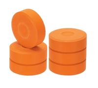 PATIKIL 6 Pcs Washable Tempera, 2.3"x0.7" Large Tempera Paint Cakes Bulk Paints Blocks Art Supplies Watercolor Cake for Artists Art Painting Drawing DIY Crafting, Orange