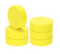 PATIKIL 6 Pcs Washable Tempera, 2.3"x0.7" Large Tempera Paint Cakes Bulk Paints Blocks Art Supplies Watercolor Cake for Artists Art Painting Drawing DIY Crafting, Bright Yellow