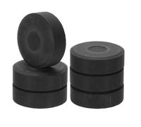 PATIKIL 6 Pcs Washable Tempera, 2.3"x0.7" Large Tempera Paint Cakes Bulk Paints Blocks Art Supplies Watercolor Cake for Artists Art Painting Drawing DIY Crafting, Black