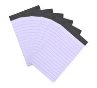 PATIKIL 6 Pcs Writing Note Pads, 3 x 5 Inch A7 Lined Refill Paper, 45 Sheets Per Small Note Pads, Mini Notepads Pocket Notebook for Work Message Office Daily Note Taking List, Purple