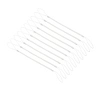 PATIKIL 6" Retractable Spring Coil Strap, 10 Pcs Thin Plastic Spiral Stretchy Key Holder Lanyard Cord for Key ID Passes Tags, Transparent