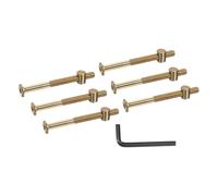 PATIKIL 6 Set Bunk Bed Bolts and Nuts Kit, M8x100mm Furniture Bolts Hex Drive Socket Cap Hardware Replacement for Beds Headboards Chairs