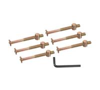 PATIKIL 6 Set Bunk Bed Bolts and Nuts Kit, M8x85mm Furniture Bolts Hex Drive Socket Cap Hardware Replacement for Beds Headboards Chairs