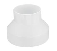 PATIKIL 6" to 4" Duct Reducer, Duct Connector Ducting Inline Adapter Increaser ABS Plastic Vent for HVAC Heating Cooling Air Ventilation (150-100mm)