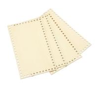 PATIKIL 6 x 10 Inch Crochet Basket Base, 4 Pcs Basket Bottoms Square Wood Base Shaper Bag Making Supplies Weaving Knitting Kit for Crochet Shoulder Bag Handbag Purse Craft