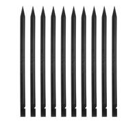 PATIKIL 6 x 150 mm Spudger Pry Tool, 10Pcs Antistatic Plastic Dual Ends Opening Pry Repair Tools Kit for Smart Mobile Phone Tablet Laptop PC Game Machine Electronics Devices, Black