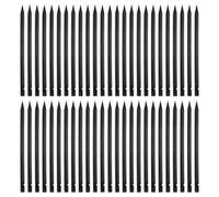PATIKIL 6 x 150 mm Spudger Pry Tool, 50Pcs Antistatic Plastic Dual Ends Opening Pry Repair Tools Kit for Smart Mobile Phone Tablet Laptop PC Game Machine Electronics Devices, Black