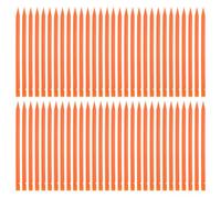 PATIKIL 6 x 150 mm Spudger Pry Tool, 50Pcs Antistatic Plastic Dual Ends Opening Pry Repair Tools Kit for Smart Mobile Phone Tablet Laptop PC Game Machine Electronics Devices, Orange