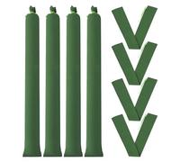 PATIKIL 6' x 6" Sand Bag for Flooding, 8 Pack Canvas Sandbags with Elastic Band for Door Flood Control