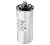 PATIKIL 60/5uF 60+5MFD 370-440V AC Capacitor, 1Pcs CBB65 Motor Start Capacitors Dual Round Run Capacitor for Air Conditioner or Heat Pump Condenser Straight Cool