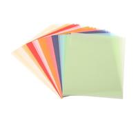 PATIKIL 60 Sheets Multicolored Vellum Paper 4.25x5.5, 100GSM Translucent Paper for Invitations, Crafts