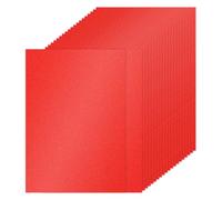 PATIKIL 60 Sheets Red Glitter Cardstock Paper, A4 Size, 250gsm, Perfect for DIY Art Projects & Crafts