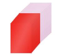 PATIKIL 60 Sheets Red/Light Pink Glitter Cardstock Paper, A4 Size, 250gsm, Perfect for DIY Art Projects & Crafts
