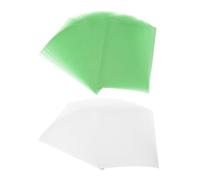 PATIKIL 60 Sheets Vellum Paper 8.5x11inches, Printable Translucent Paper 100GSM Colored for Invitations Laser Inkjet Printing Card Making Crafting Wedding Tracing, Green/White