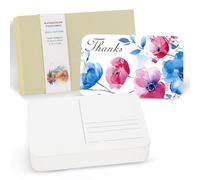 PATIKIL 60 Sheets Watercolor Postcards, 100% Cotton 4x6 Inch Blank Rounded Corners Water Color Paper Post Cards Rough for Mailing Art Painting Drawing, 140lb/300 GSM(Beige Box)
