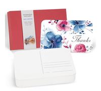 PATIKIL 60 Sheets Watercolor Postcards, 100% Cotton 4x6 Inch Blank Rounded Corners Water Color Paper Post Cards Cold Pressed for Mailing Art Painting Drawing, 140lb/300 GSM(Red)