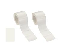 PATIKIL 600 Pcs Thermal Labels, 1.2x0.8 Square Thermal Printer Labels Stickers Self Adhesive Tags Paper 2 Rolls Small Waterproof for Printer Small Business Name Tag Barcode, White