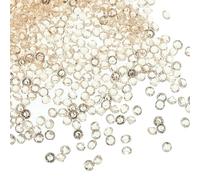 PATIKIL 6000Pcs Acrylic Wedding Diamonds 3mm Table Scatter Confetti Crystals Vase Fillers Gems for Table Centerpiece Bridal Shower Party, Light Brown