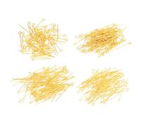 PATIKIL 600Pcs Gold Tone Open Eye Pins, 20mm/30mm/40mm/50mm, Jewelry Making Findings