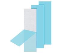 PATIKIL 6061 T651 Aluminum Sheet Metal 4 x 1.18 x 1/16(0.0625") Inch 3Pcs Flat Plain Aluminum Plate Covered Stock with Protective Film, Heat Rectangle 1.5MM for Lndustry Crafting