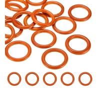 PATIKIL 60mm Natural Wooden Rings, 10 Pack Wood Ring Round Linking Rings Wood Loop Circle for Craft Pendant DIY Jewelry Making Macrame, Brown