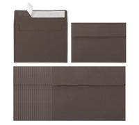 PATIKIL 60Pack A2 Envelopes, Self Seal Coffee Invitation Envelopes for Postcard Wedding Greeting Cards Photos Announcement Mailing, 14.6 x 11.1cm Size