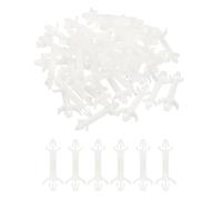 PATIKIL 60PCS PCB Board Isolation Column, Nylon Reverse Locking Circuit Board Clips Standoff Double Head Insulation Bracket Support Height 22mm /0.87"