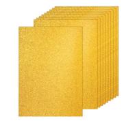 PATIKIL 60Sheets Gold Glitter Cardstock, 8.3x11.7 in A4 Glitter Paper Card Stock Shiny Scrapbook 250gsm Sparkly Paper Large Shimmer for Crafts Scrapbook DIY Art Wedding Party