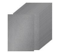 PATIKIL 60Sheets Grey Glitter Cardstock Paper, A4(8.3x11.7 Inch) 250gsm Premium Sparkly Paper Craft Cardstock Paper for Scrapbook Card Making DIY Art Projects Wedding Party
