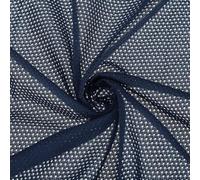PATIKIL 62 Inch Wide Mesh Fabric Slightly Stretchy for Sewing Backpack Pocket and Straps, Netting Clothes, Netting Bags, Shopping Bags, Navy Blue 4 Yard