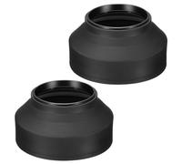 PATIKIL 62mm Camera Lens Hood, 2Pcs Rubber Collapsible Lens Protector Anti-Reflection Blocks Excess Sunlight Enhance Camera Photography for Nikon, for Fujifilm, for Pentax, for Leica