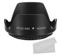 PATIKIL 62mm Camera Lens Hood, Flower Lens Hood Protector with Cloth for Anti-Reflection Blocks Excess Sunlight Enhance Camera Photography for Nikon, for Fujifilm, for Pentax, for Leica