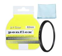 PATIKIL 62mm UV Filter, 1 PCS UV Protection Filter SLIM UV Camera Lens Filter Aluminum Optical Camera Accessory Crystal Clear Pics for 62mm Camera Lens Filter Photography Picture