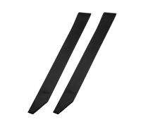 PATIKIL 63"x4" Blank Satin Sash, 2 Pcs DIY Plain Sash Prom Queen Sashes Party Accessory for Graduate Party Wedding Banquet Halloween Decorations, Black