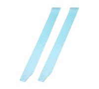 PATIKIL 63"x4" Blank Satin Sash, 2 Pcs DIY Plain Sash Prom Queen Sashes Party Accessory for Graduate Party Wedding Banquet Halloween Decorations, Light Blue