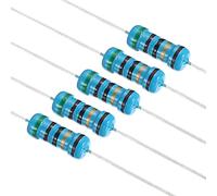 PATIKIL 635pcs Metal Film Resistor Assortment Kit 1 Ohm - 1M Ohm, 127 Values 1W 1% Tolerance for DIY Projects Experiments