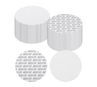 PATIKIL 63mm / 2.48" Foam Lid Liner, 100 Pcs Adhesive Round PS Pressure Sensitive Seals, Cap Liners Resistant Tamper for Plastic Glass Jar Bottle Cap Canning Vials Seals