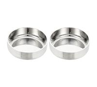 PATIKIL 63mm OD Pipe End Cap,2Pcs 304 Stainless Steel End Cap Flat Tube Cap Polished Pipe Cover Round for Plumbing HVAC Industries Metal Tubing Water Gas Welding
