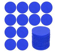 PATIKIL 64Pcs Carpet Spots for Classroom, 2 Inch Small Circle Floor Dots Markers Carpet Spot Markers for Teacher Elementary Preschool Supplies, Blue