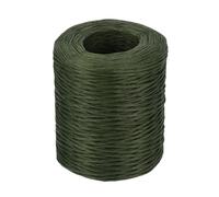 PATIKIL 656 Feet Floral Bind Wire Wrap Twine, 2mm Florist Wire Iron Wire Paper Covered Vine Wrapping Binding Wire for Flower Bouquets, Green