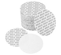 PATIKIL 65mm/2.56" Foam Lid Liner, 80Pcs Adhesive Round PS Pressure Sensitive Seals, Cap Liners Resistant Tamper for Plastic Glass Jar Bottle Cap Canning Vials Seals