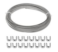 PATIKIL 66Ft 304 Stainless Steel Spiral Boning, Flat Metal Corset Boning with 160 pcs 5mm Boning Tips for Corset Lacing Costume Hoop Skirt Making Supplies, (5mm Wide)