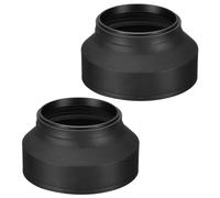 PATIKIL 67mm Camera Lens Hood, 2Pcs Rubber Collapsible Lens Protector Anti-Reflection Blocks Excess Sunlight Enhance Camera Photography for Nikon, for Fujifilm, for Pentax, for Leica